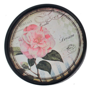 HomeRoots Set of Two Black Framed Distressed Wall Art Prints - Modern Touch for Your Home Decor & Style 274553