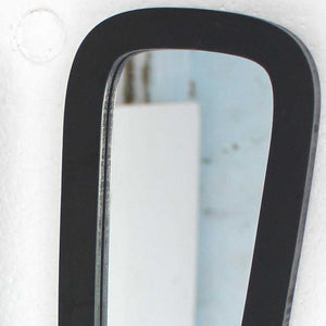 Homeroots 5 X 5.75 X 20.5 Black Wooden - Candle Holder Sconce Set   274573