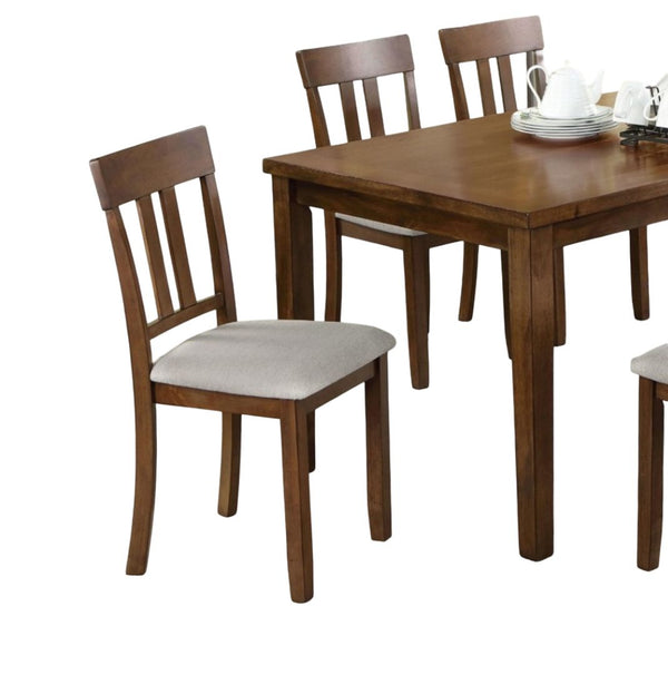 English Elm Transitional Counter Height 3pc Dining Set with USB Charging, Storage Shelves & Padded Seats Beige,Walnut 65 L x 41 W x 12 H B2741P381508