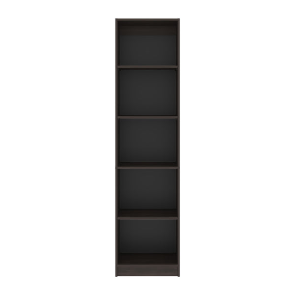 English Elm Fm Furniture Beaver Balley Bookcase - 5 Open Shelves In Stained Walnut For Modern Storage & Display B128P301395