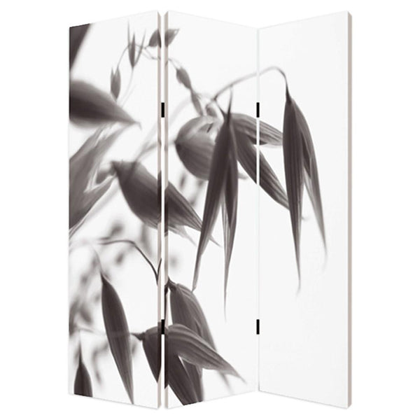 Homeroots 48" X 72" Multi Color Wood Canvas  Screen  Cotton Canvas 274635