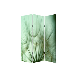 HomeRoots 48" X 72" Multi-Color Wood Canvas Room Screen - Stylish Privacy Divider with Artistic Flair & Durability 274636