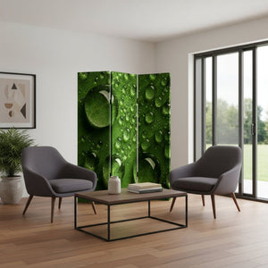 HomeRoots 48" X 72" Multi-Color Wood Canvas Room Screen - Stylish Privacy Divider with Artistic Flair & Durability 274636