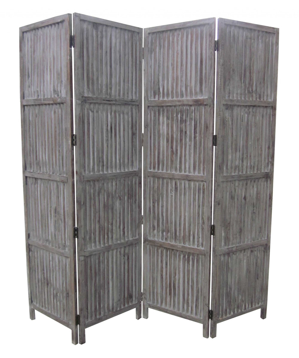 Homeroots 84 X 84 Brown Wood Screen  Wood 274643