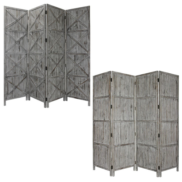 Homeroots 84 X 84 Brown Wood Screen  Wood 274643