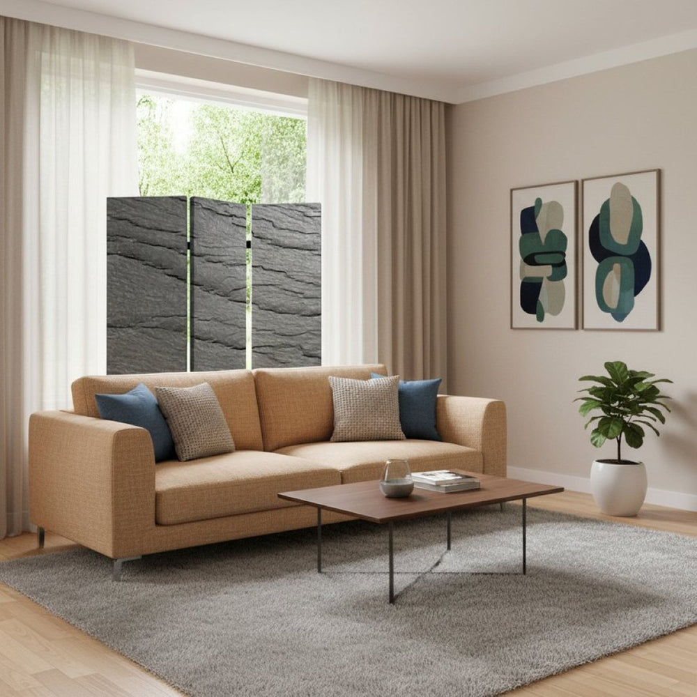 HomeRoots 48" X 72" Multi-Color Wooden Room Screen – Elegant Privacy Divider & Decorative Accent for Any Space 274661