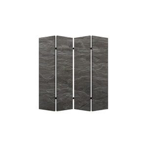 HomeRoots 84" Multi Color Wood Canvas Folding Room Screen - Stylish Privacy Divider & Decorative Backdrop 274662