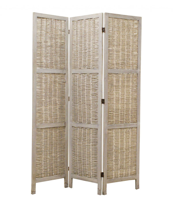 Homeroots 52 X 67 Beige Wood  Screen  Wood 274669