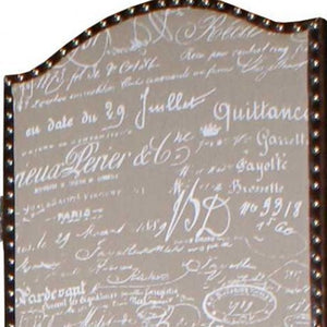 Homeroots 80 X 84 Tan Wood Galore  Screen  Wood 274684