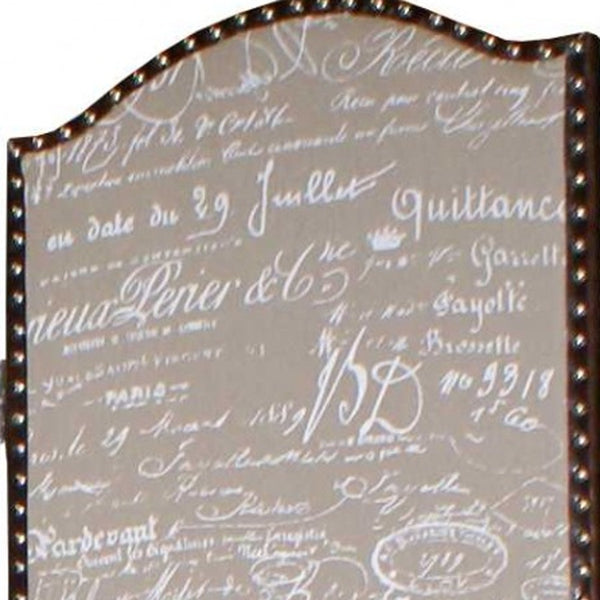 Homeroots 80 X 84 Tan Wood Galore  Screen  Wood 274684