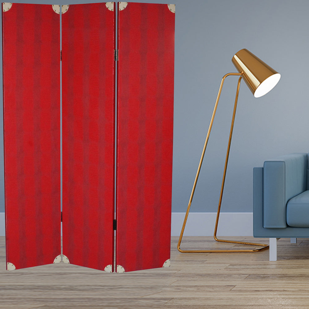 Homeroots 47 X 71 Red Wood  Screen  Wood 274691