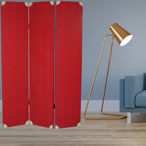 Homeroots 47 X 71 Red Wood  Screen  Wood 274691