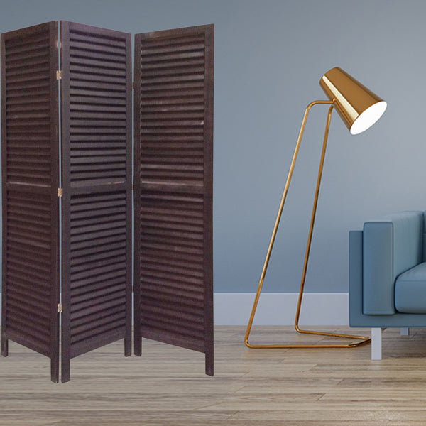 Homeroots 48 X 67 Black Wood Shutter - Screen Black Wood 274703