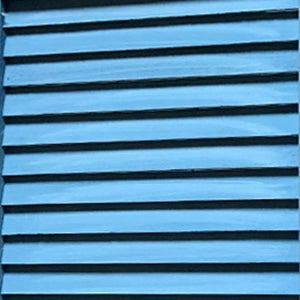 HomeRoots 48 Elegant Wood Shutter Screen – Three-Panel Room Divider for Privacy and Stylish Space Redefining Blue 274704