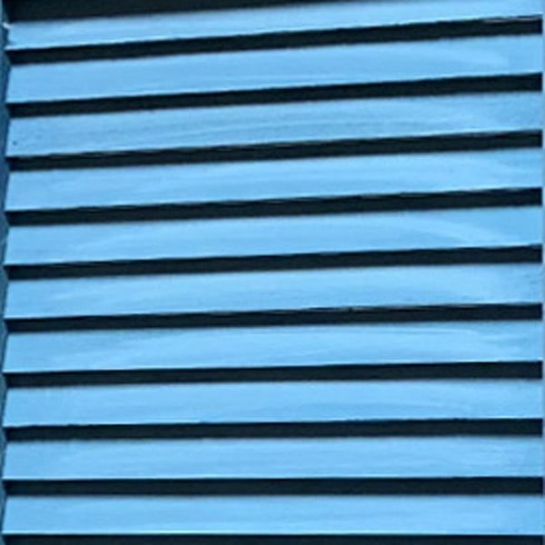 HomeRoots 48 Elegant Wood Shutter Screen – Three-Panel Room Divider for Privacy and Stylish Space Redefining Blue 274704