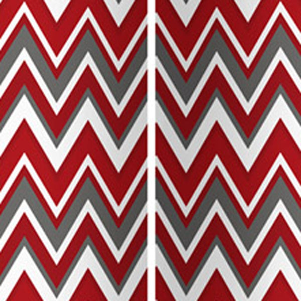 Homeroots 84" X 84" Red And Gray Wood Canvas Screen  Cotton Canvas 274716