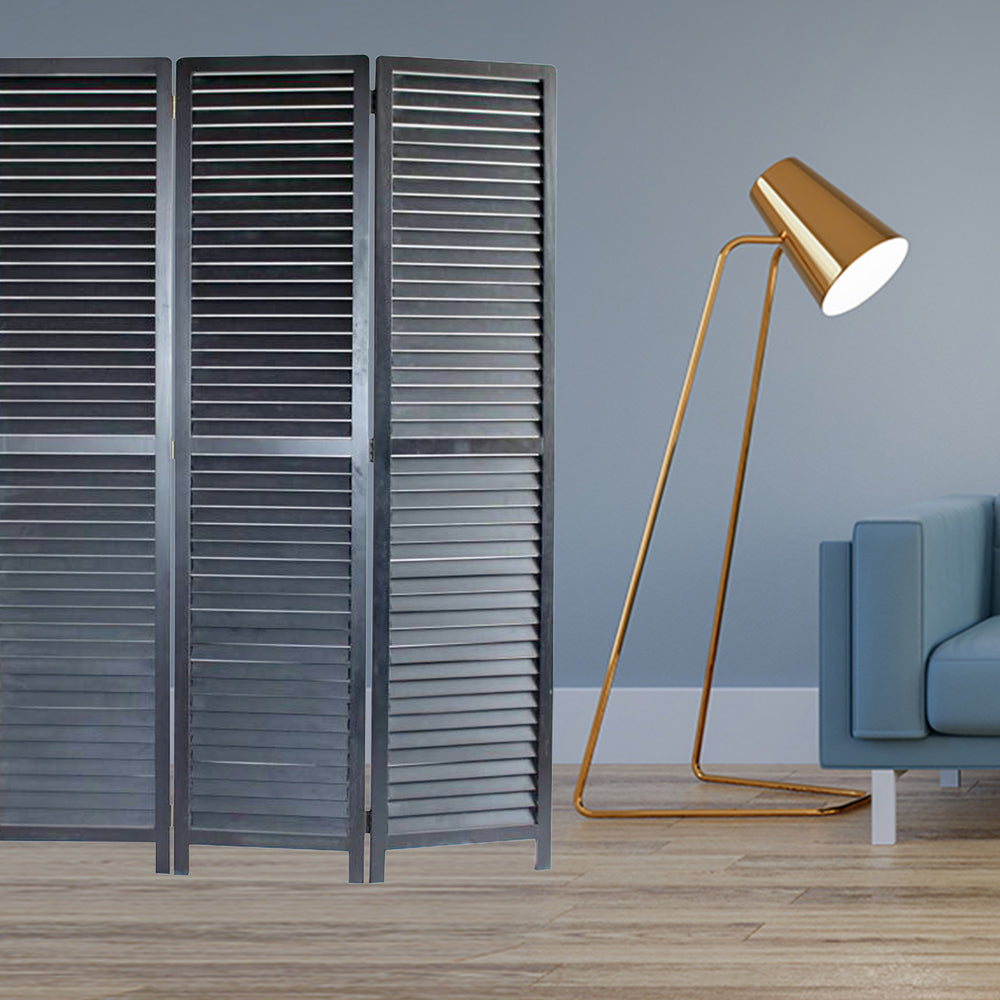 Homeroots 47 X 67 Black Wood  Screen  Wood 274725