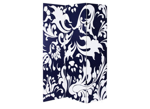 HomeRoots 48" X 72" Multi-Color Wood Canvas Screen - Vibrant 3-Panel Room Divider & Decorative Accent Piece 274754