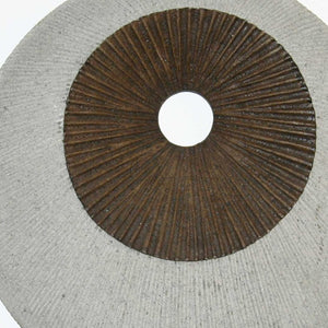 HomeRoots 14" Contemporary Gray Stone Wall Decor with Geometric Circle Motif for Modern Spaces & Easy Hanging 274768