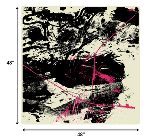 Homeroots Beige And Black Canvas Print Wall Art  Cotton Canvas 274784