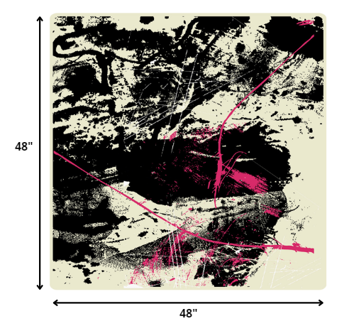 Homeroots Beige And Black Canvas Print Wall Art  Cotton Canvas 274784