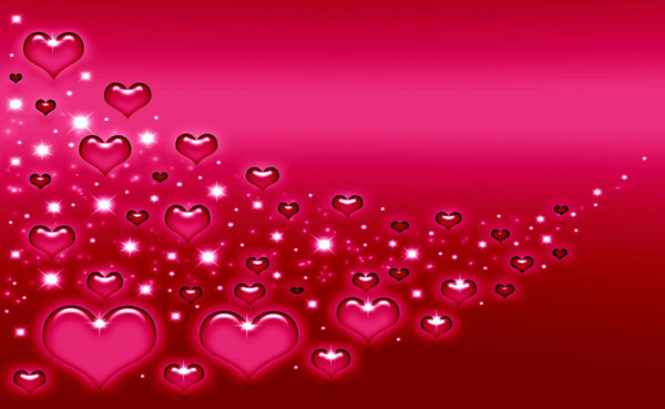 HomeRoots Pink Hearts Modern Canvas Wall Art – Vibrant Decorative Accent for Home, Office, or Dorm Spaces 274785