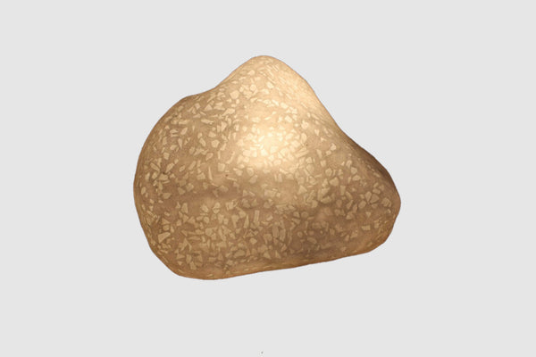 Homeroots 1 X 12 X 10 Sandstone Glass Pieces Polished Stone With Outdoor Light  Sandstone 274812