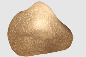 Homeroots 1 X 12 X 10 Sandstone Glass Pieces Polished Stone With Outdoor Light  Sandstone 274812