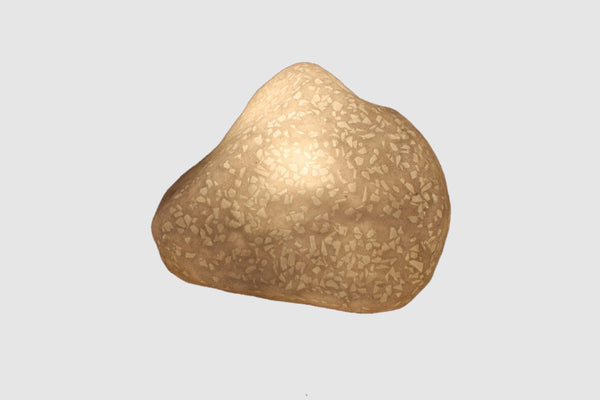 Homeroots 1 X 12 X 10 Sandstone Glass Pieces Polished Stone With Outdoor Light  Sandstone 274812