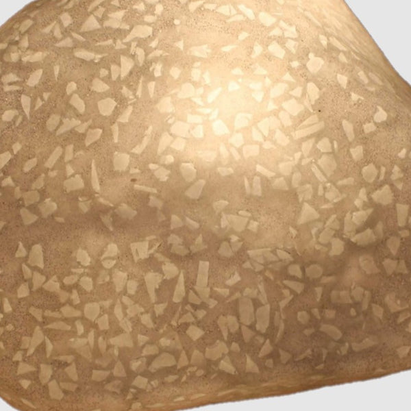 Homeroots 1 X 12 X 10 Sandstone Glass Pieces Polished Stone With Outdoor Light  Sandstone 274812