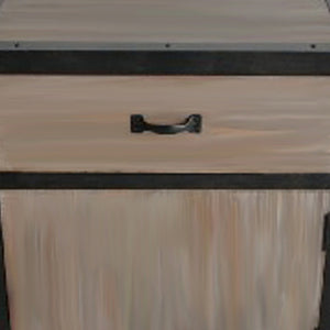 Homeroots 20" Brown Solid Wood End Table With Drawer   274821