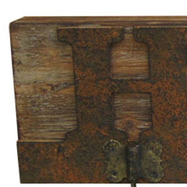 Homeroots 20" X 23" X 5" Brown Wooden  Plaque  Wood 274828