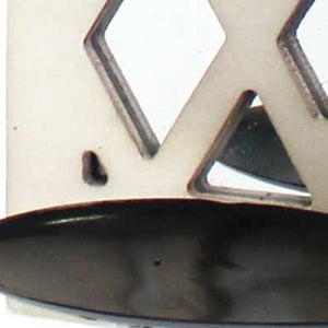 Homeroots 6" White Wood Wall Sconce Candle Holder   274848