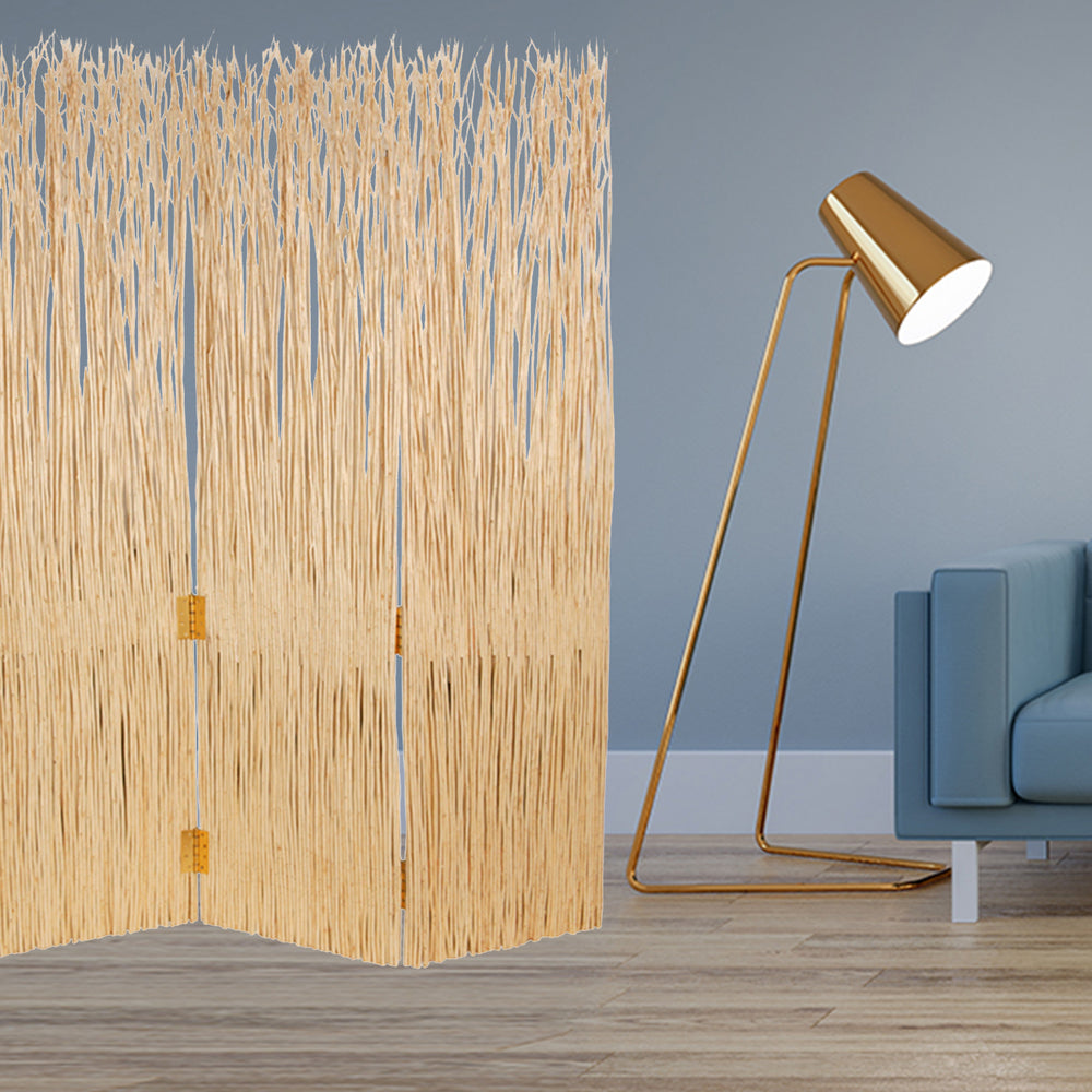 Homeroots 63" X 84" Natural Willow Adirondack  Screen  Wood 274855