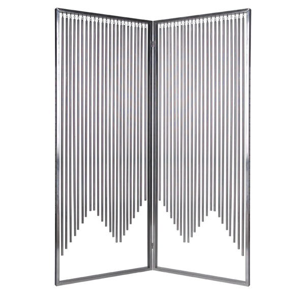 Homeroots 55" X 71" Silver Metal  Screen  Metal 274895