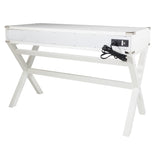 OSP Home Furnishings Wellington 46" Desk with Power White