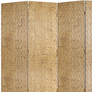 Homeroots 84" X 84" Gold Wood  Screen Gold Wood 274903