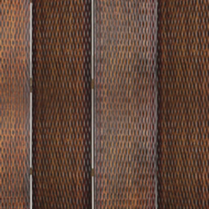 Homeroots 84" X 84" Brown Wood  Screen Brown Wood 274905