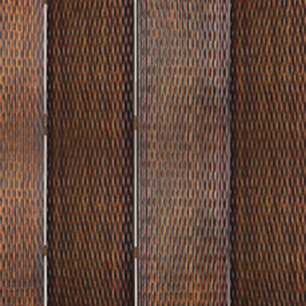 Homeroots 84" X 84" Brown Wood  Screen Brown Wood 274905