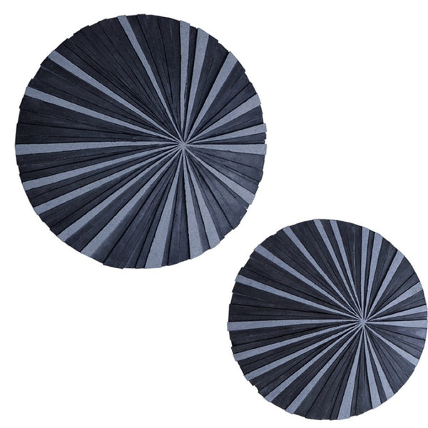 HomeRoots 19" Gray Sandstone Wall Decor – Contemporary Minimalist Art Piece for Stylish Home Interiors 274928