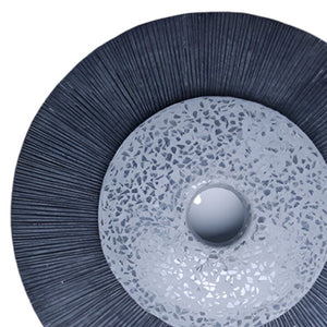 HomeRoots 20" Gray Sandstone Dimensional Sculpture - Modern Wall Decor for Minimalist and Industrial Spaces 274930