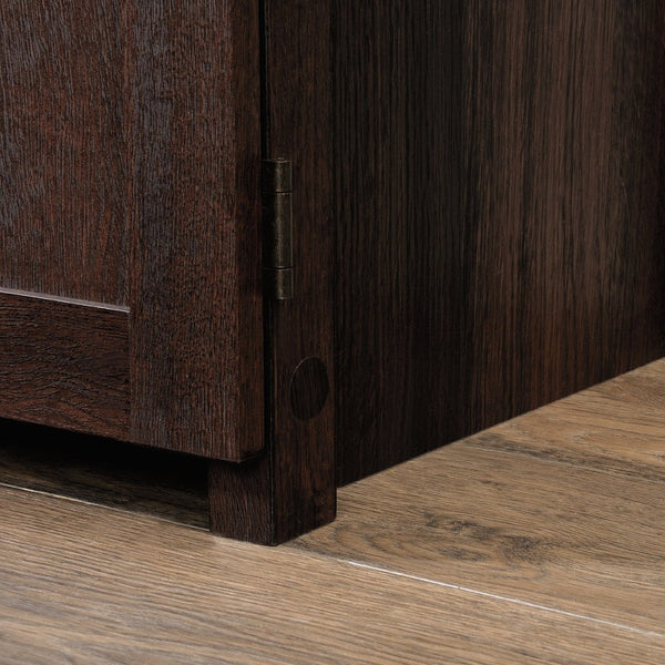 English Elm Storage Cabinet - Versatile Slim Design With Brown Finish For Organized Home & Office Spaces B356P367770-GIGA