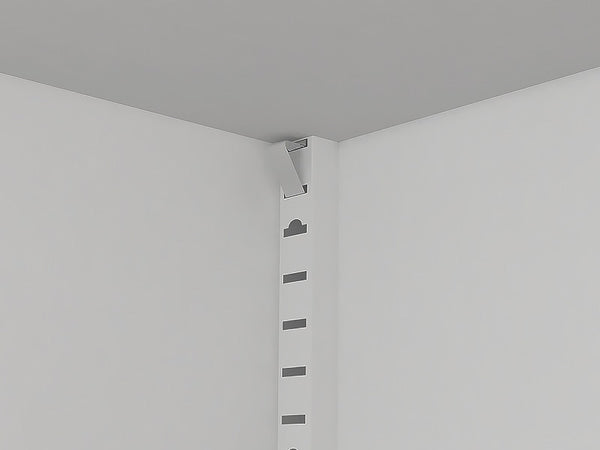 English Elm 71'' Steel 2-Door Locking Cabinet with Adjustable Shelves, Secure Metal Storage for Home Office White W3387P306305