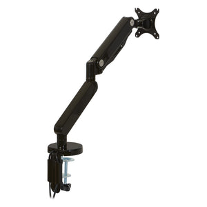 OSP Home Furnishings Single Monitor Arm with Gas Lift and Full Articulation for Ergonomic Desk Setup Black A2MAS1730-BK