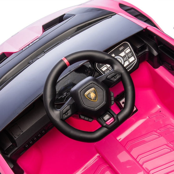 English Elm Lamborghini Huracan Sto 24v Kids Ride on Drift Car with Led Lights and Remote W1578P210770