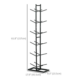 English Elm Soozier Vertical Steel Ball Tower Organizer Holds 12 for Gym Garage or Classroom W2225P217771
