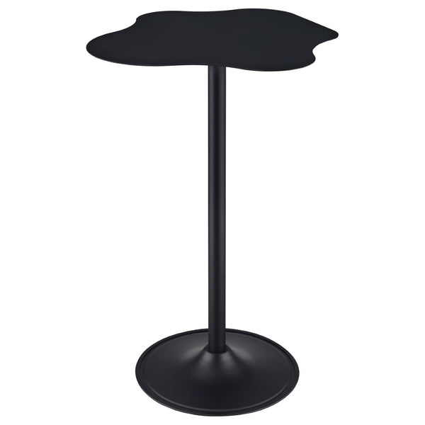 English Elm Fresno Matte Black Metal Cloud Sculptural Bar Table for Home Lounge Cocktail Space B062S01574