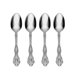 Lenox Michelangelo Baroque Scroll Mirror Polish 18/10 Stainless Steel Flatware Spoon Collection Teaspoon, Set of 4 2765004E