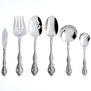 Lenox Michelangelo Baroque Scroll 18/10 Stainless Hostess Set with Mirror Polish Finish 2765006A