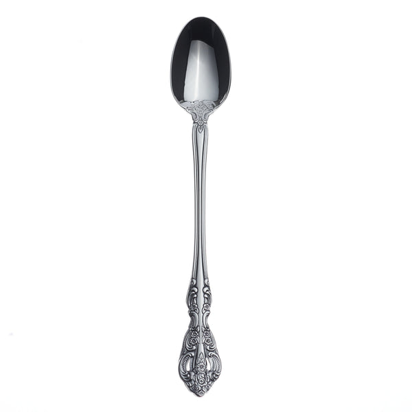 Lenox Michelangelo Baroque Scroll Mirror Polish 18/10 Stainless Steel Flatware Spoon Collection Tall Drink Spoon 2765SITA